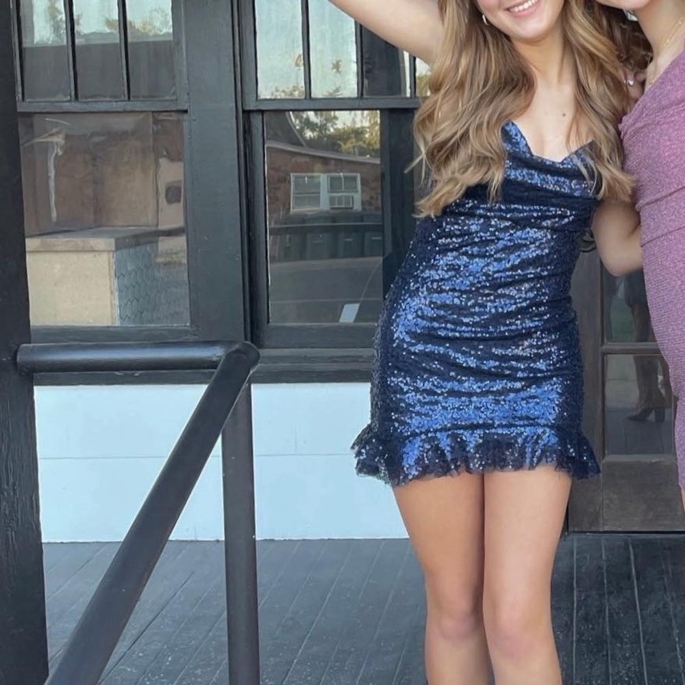 Lucy in The Sky Homecoming Sequin Dress